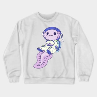 Astronaut Axolotl Crewneck Sweatshirt